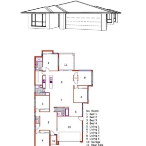 Narrow Courtyard Range