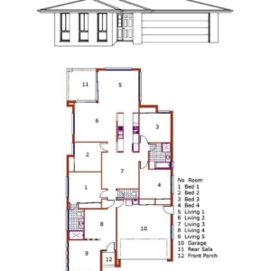 Narrow Courtyard Range