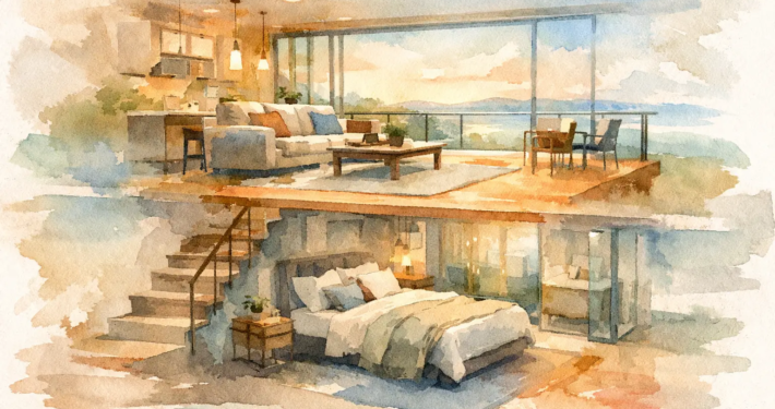 What Is a Reverse Living Floor Plan?