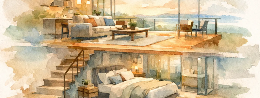 What Is a Reverse Living Floor Plan?